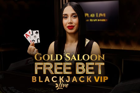 Gold Saloon Free Bet Blackjack VIP